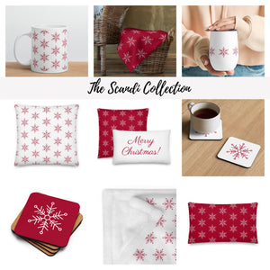 Scandi Collection - Red & White Snowflake Mug