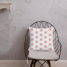 Load image into Gallery viewer, Scandi Collection - Red &amp; White Snowflake Christmas Cushion Cover