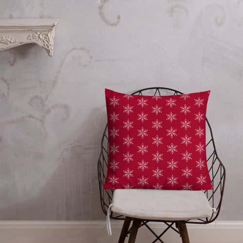 Scandi Collection - Red & White Cushion Cover