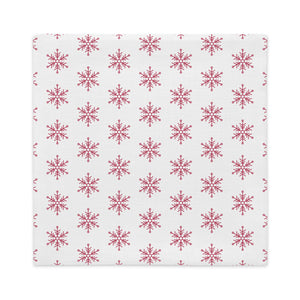 Scandi Collection - Red & White Snowflake Christmas Cushion Cover