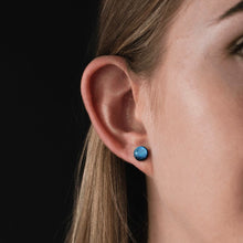 Load image into Gallery viewer, Mere Glass IDA Exquisite Studs - Ice Blue