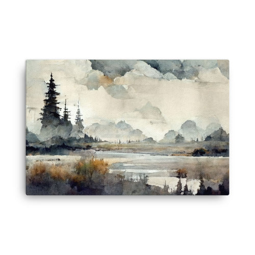 Neutral Landscape Canvas Print