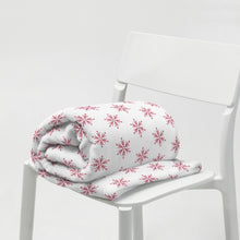 Load image into Gallery viewer, Scandi Collection - Premium Quality Red &amp; White Throw Blanket