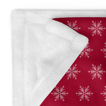 Load image into Gallery viewer, Scandi Collection - Red &amp; White Premium Quality Throw Blanket