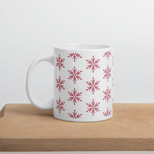 Scandi Collection - Red & White Snowflake Mug